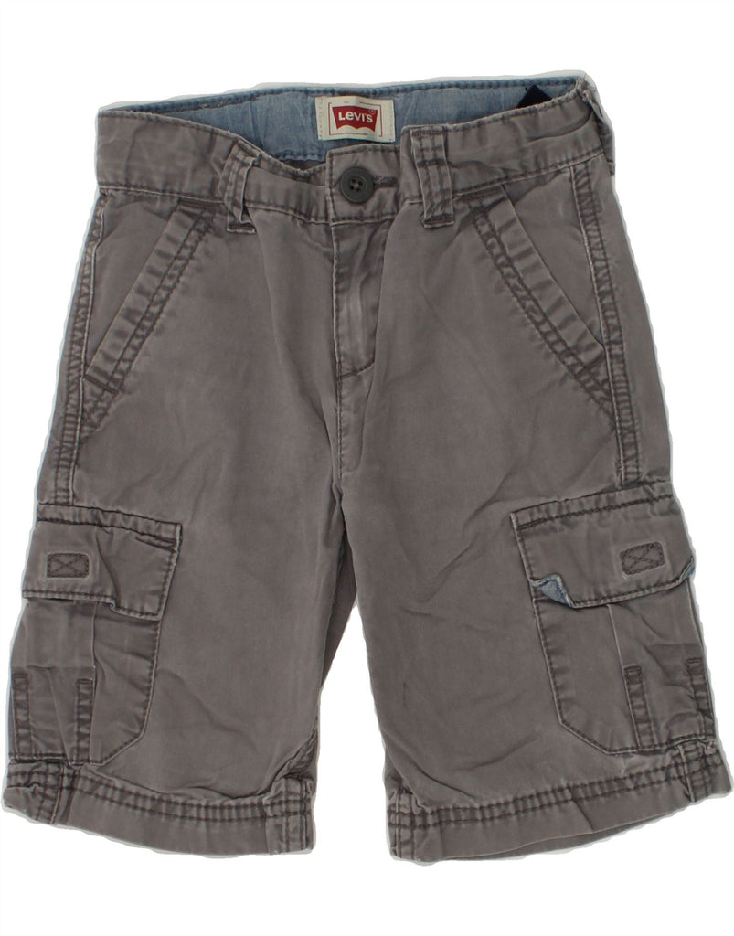 LEVI'S Boys Cargo Shorts 4-5 Years W20  Grey Cotton | Vintage Levi's | Thrift | Second-Hand Levi's | Used Clothing | Messina Hembry 