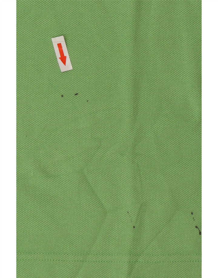 Tommy Hilfiger Mens Polo Shirt Large Green Cotton