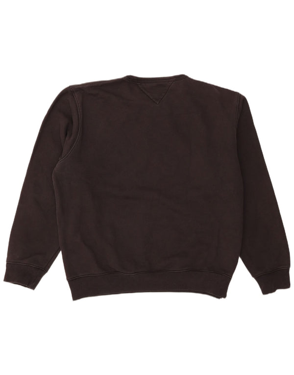 Tommy Hilfiger Mens Graphic Sweatshirt Jumper 2XL Black Cotton