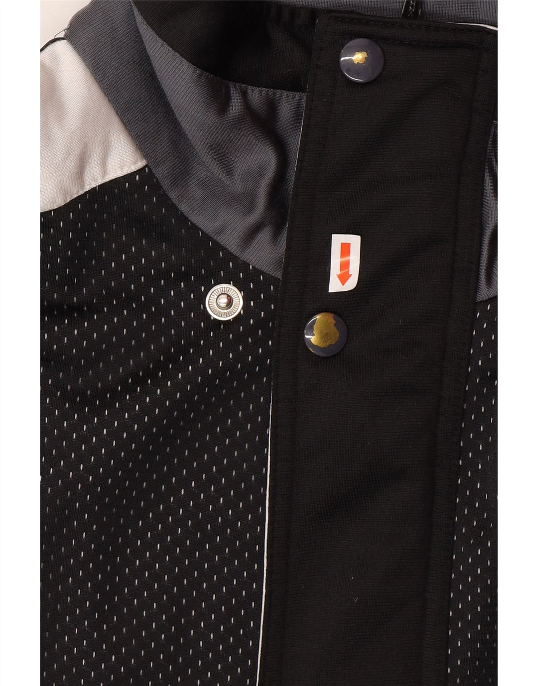 CHAMPION Mens Graphic Tracksuit Top Jacket XL Black Colourblock