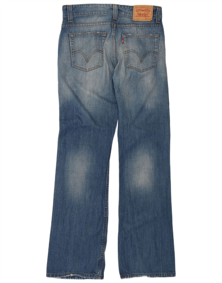Levi's Mens 514 Bootcut Jeans W32 L34 Blue Cotton