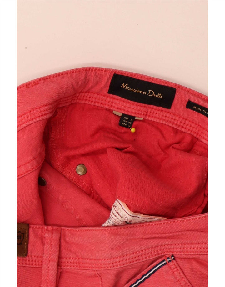 Massimo Dutti Mens Slim Jeans EU 40 Medium W31 L30 Pink