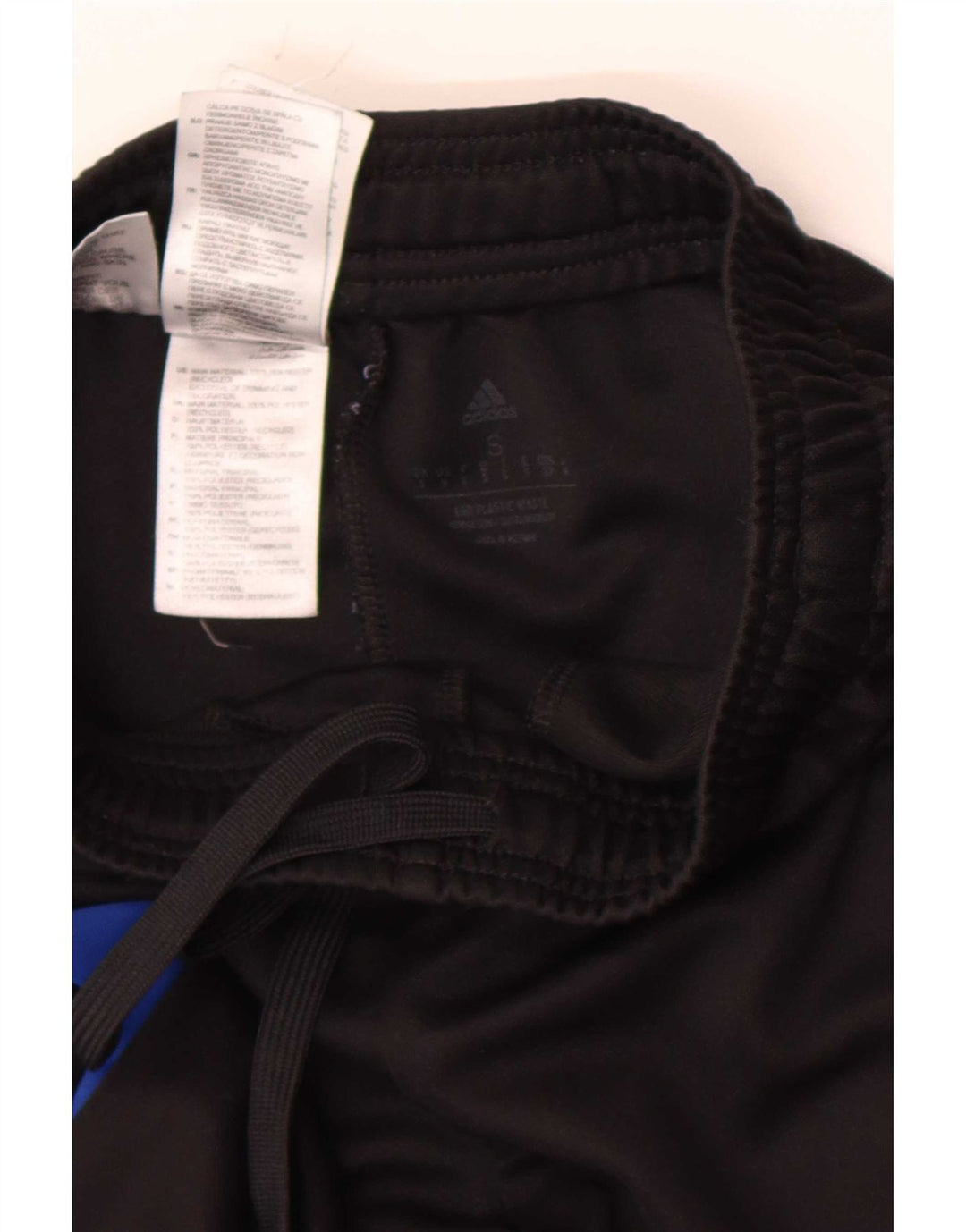 Adidas Mens Aeroready Tracksuit Trousers Small Black Colourblock Polyester