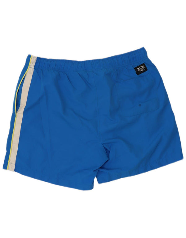 Nike Mens Swimming Shorts Large Blue Colourblock Polyester
