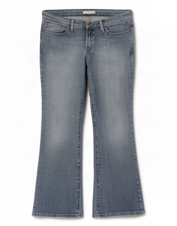 Levi's Womens 545 Low Bootcut Jeans US 10 Large W34 L30 Blue Cotton