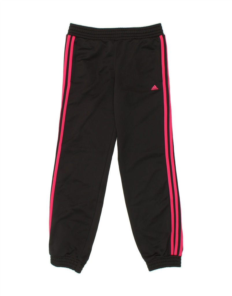 ADIDAS Girls Tracksuit Trousers Joggers 13-14 Years Black | Vintage Adidas | Thrift | Second-Hand Adidas | Used Clothing | Messina Hembry 