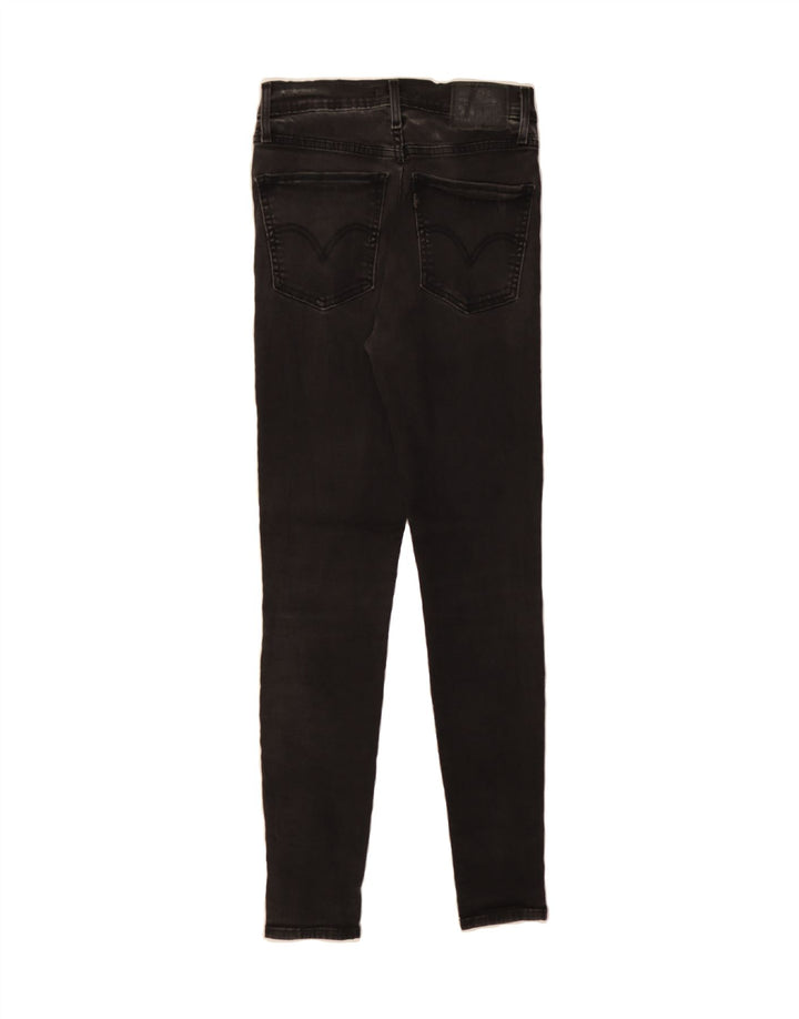 LEVI'S Womens Skinny Jeans W27 L30 Black Cotton Vintage Levi's and Second-Hand Levi's from Messina Hembry 