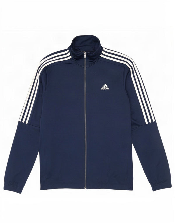 Adidas Mens Tracksuit Top Jacket UK 42/44 Large Navy Blue