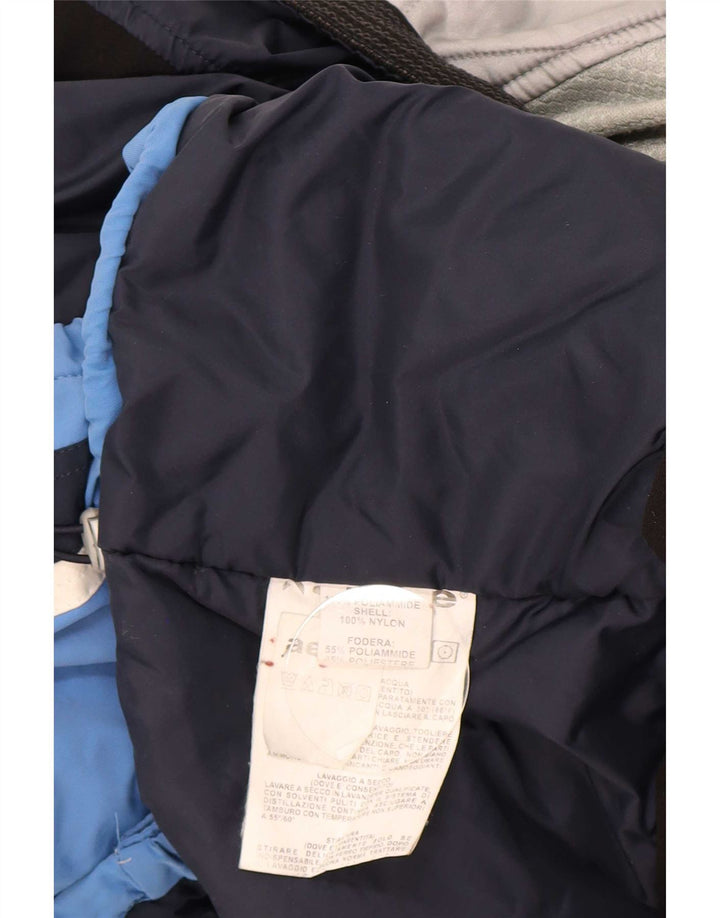 Aesse Mens Hooded Ski Jacket IT 52 XL Blue Colourblock Polyamide