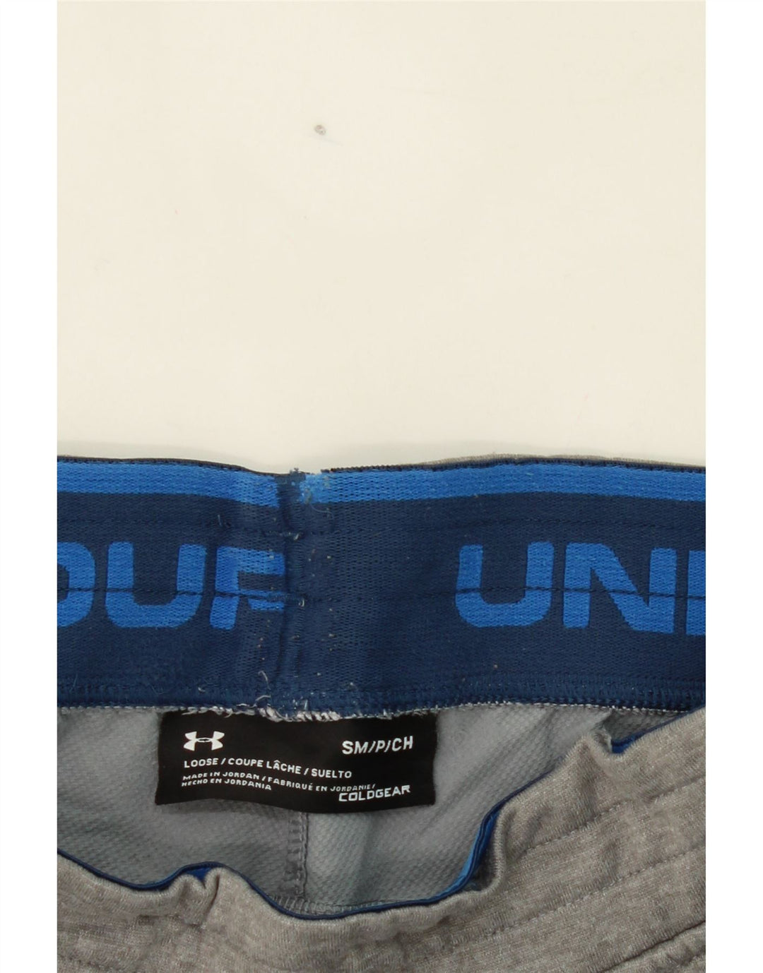 UNDER ARMOUR Mens Cold Gear Tracksuit Trousers Small  Grey Colourblock Vintage Under Armour and Second-Hand Under Armour from Messina Hembry 