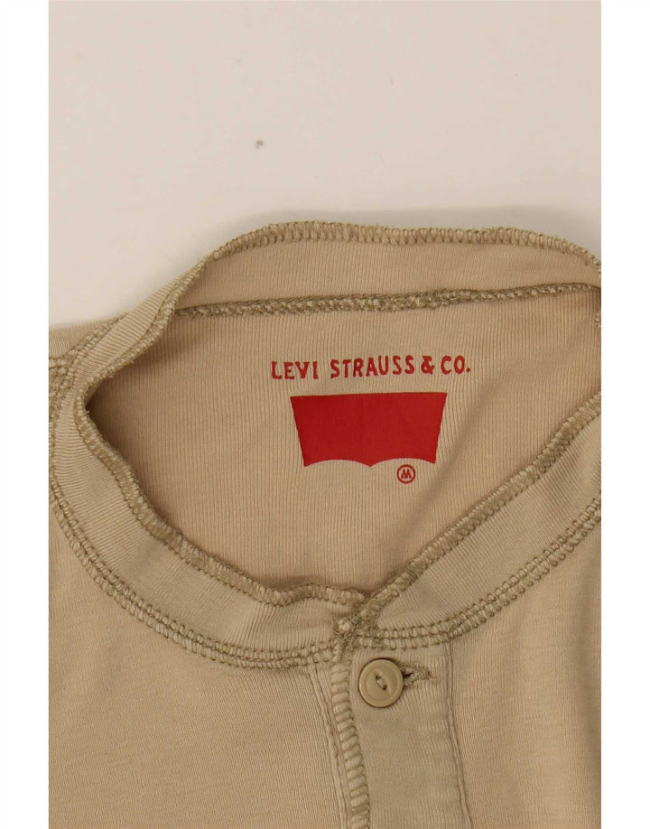 Levi's Mens Top Long Sleeve Medium Beige