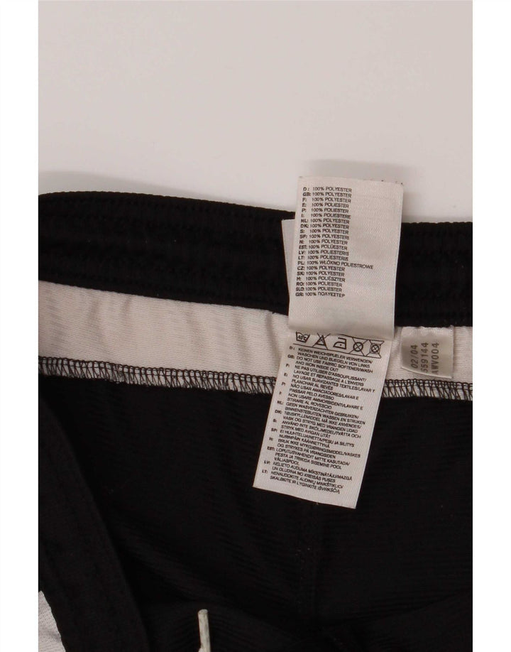 Adidas Mens Climalite Sport Shorts Large Black Colourblock Polyester