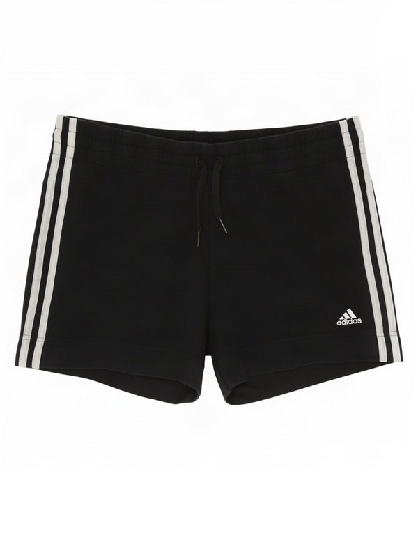Adidas Womens Sport Shorts UK 12/14 Medium Black