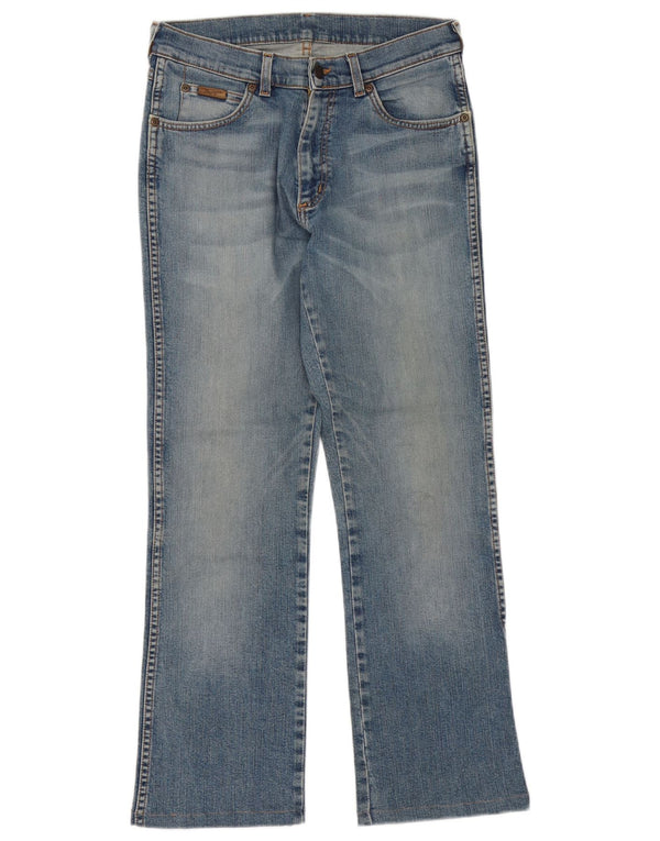Wrangler Mens Kate Bootcut Jeans W29 L29 Blue Cotton