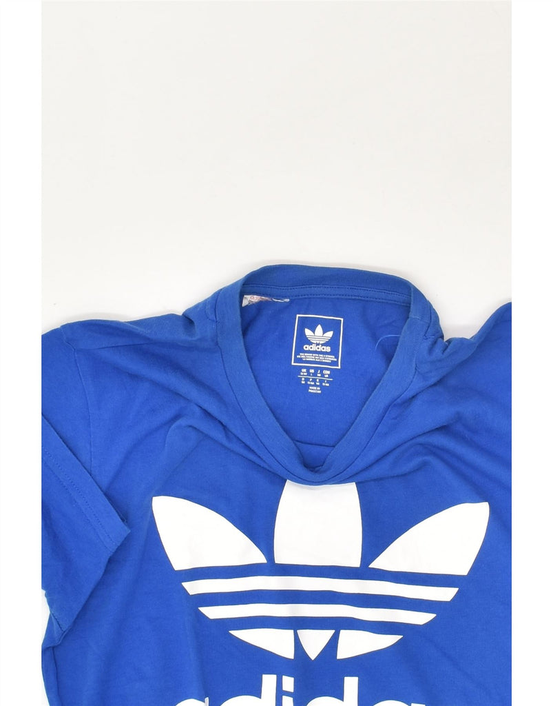 ADIDAS Boys Graphic T-Shirt Top 13-14 Years Blue | Vintage Adidas | Thrift | Second-Hand Adidas | Used Clothing | Messina Hembry 