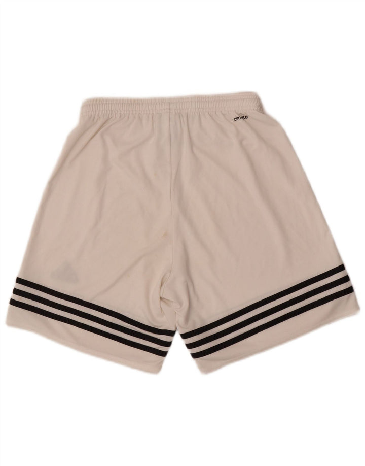 Adidas Mens Climalite Sport Shorts Small White Polyester