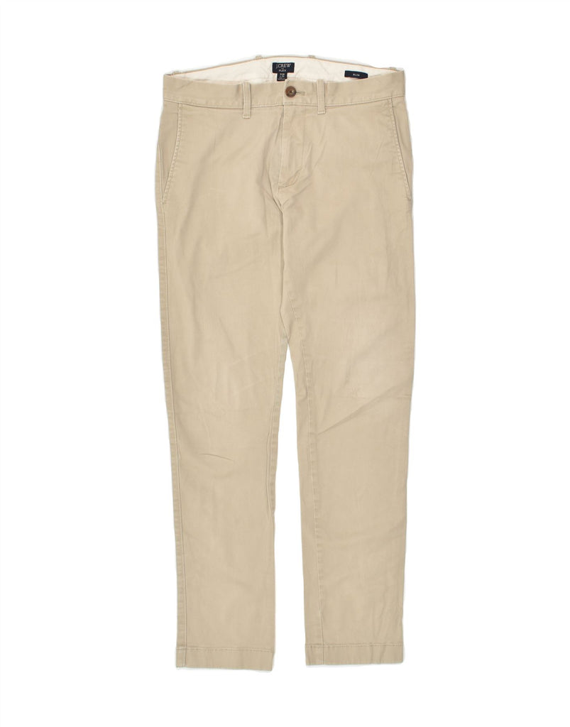 J. CREW Womens Flex Slim Chino Trousers W28 L30 Beige Cotton | Vintage J. Crew | Thrift | Second-Hand J. Crew | Used Clothing | Messina Hembry 