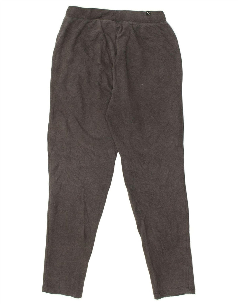 PUMA Mens Tracksuit Trousers Medium Grey Cotton | Vintage Puma | Thrift | Second-Hand Puma | Used Clothing | Messina Hembry 