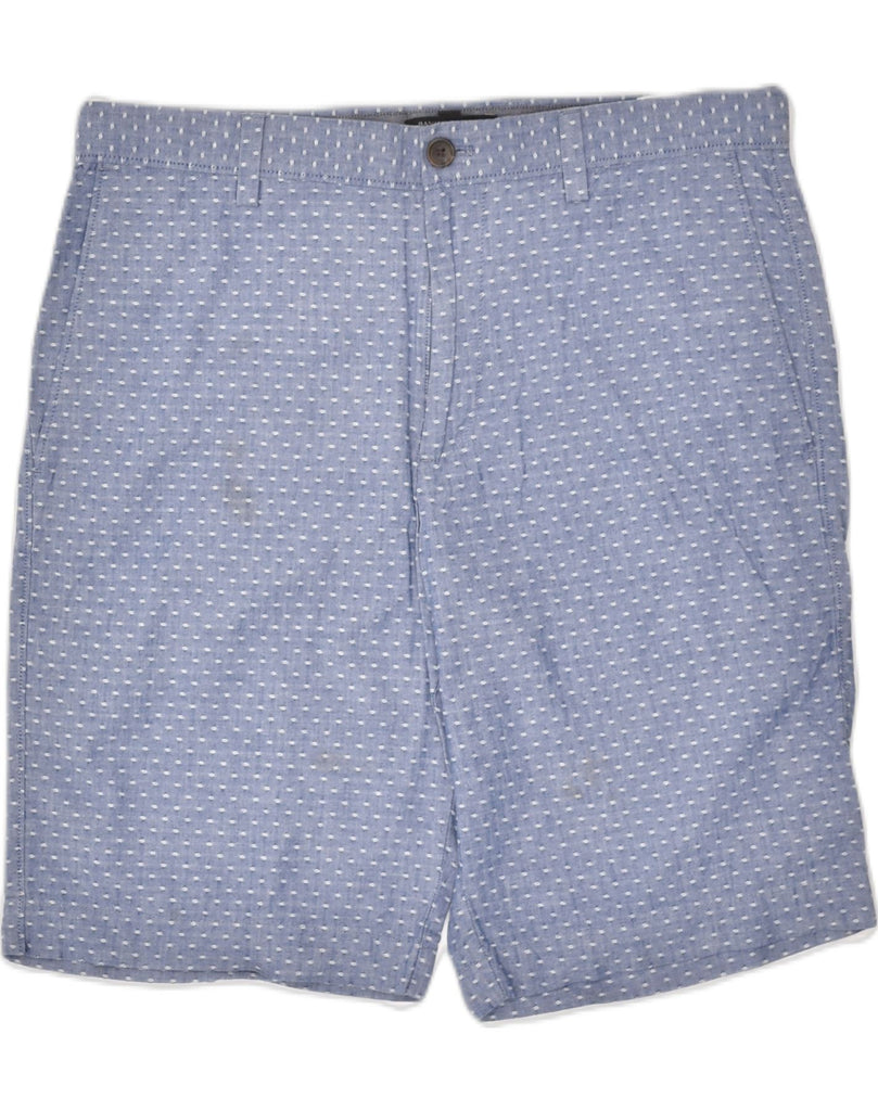 BANANA REPUBLIC Mens Chino Shorts W34 Large Blue Polka Dot Cotton | Vintage Banana Republic | Thrift | Second-Hand Banana Republic | Used Clothing | Messina Hembry 