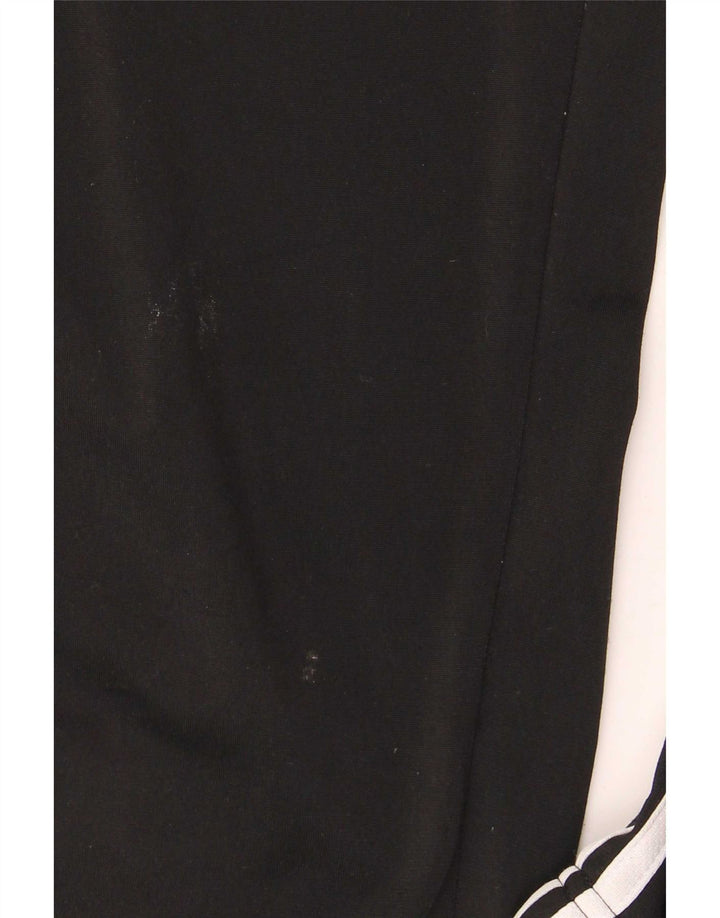 Adidas Boys Tracksuit Trousers Joggers 9-10 Years Black Polyester