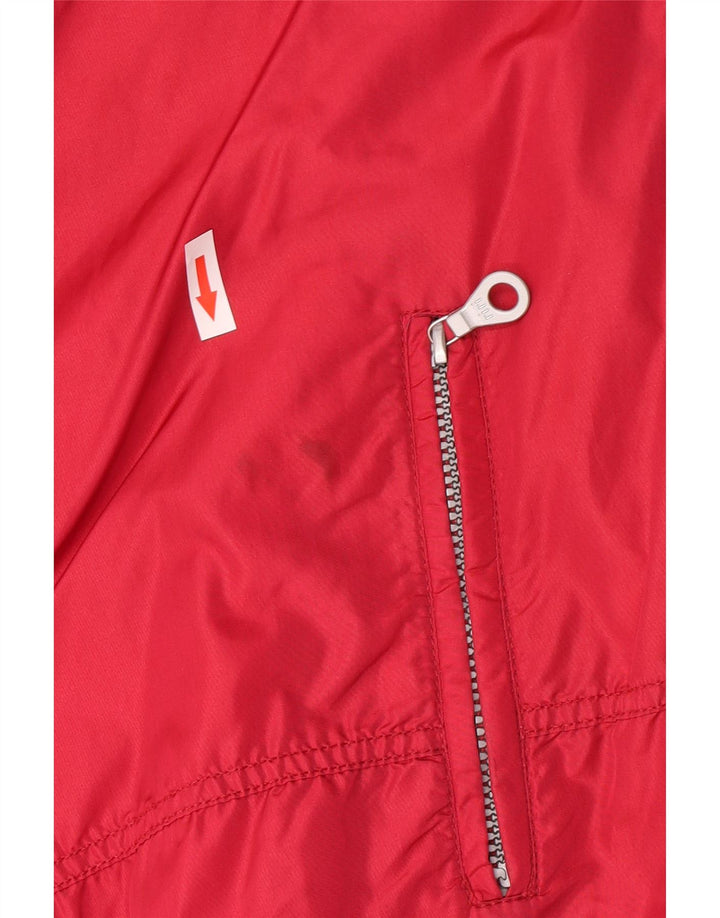 Vintage Womens Oversized Ski Jacket IT 44/46 Medium Red Colourblock