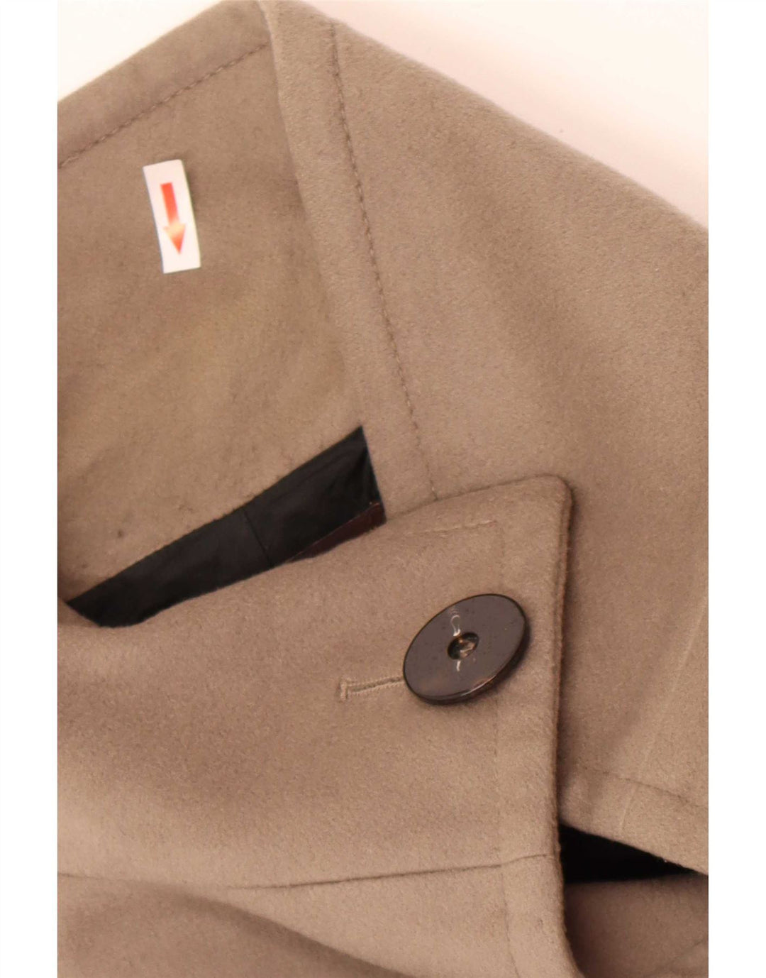 Zara Womens Overcoat UK 14 Medium Grey Wool