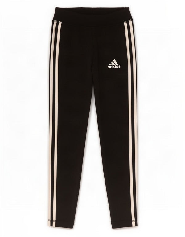Adidas Girls Climalite Leggings 9-10 Years Black Polyester