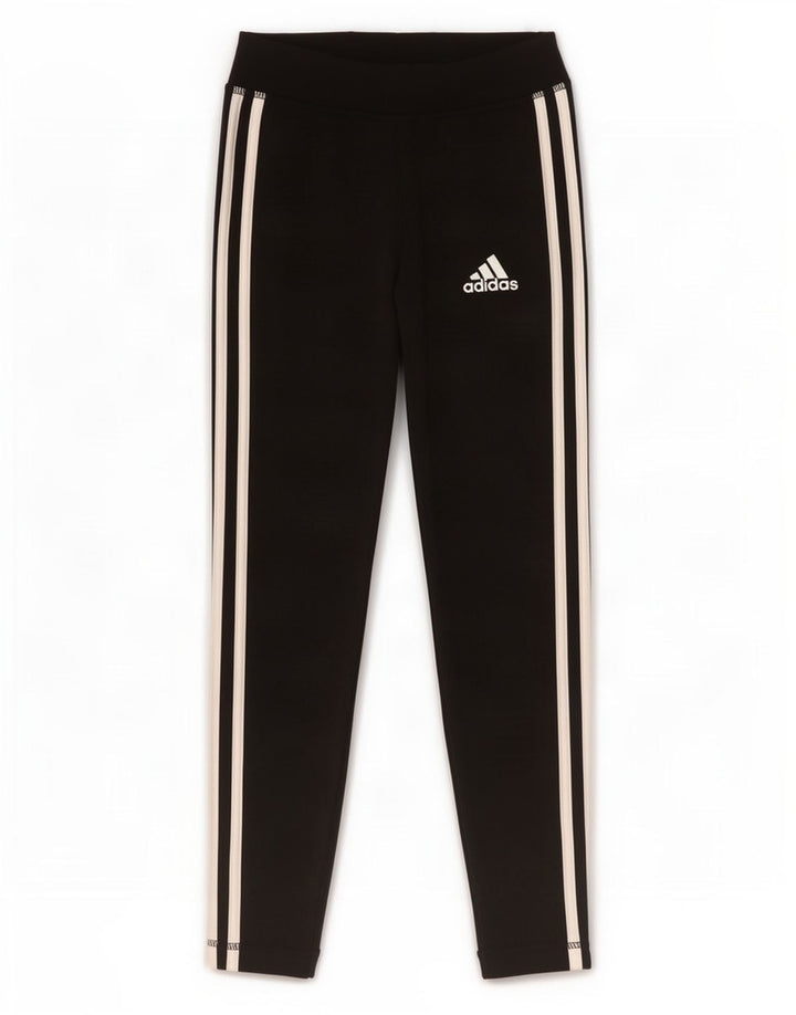 Adidas Girls Climalite Leggings 9-10 Years Black Polyester