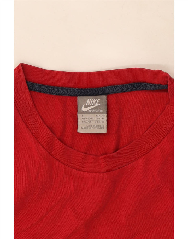 Nike Mens Graphic T-Shirt Top UK 42/44 Large Red
