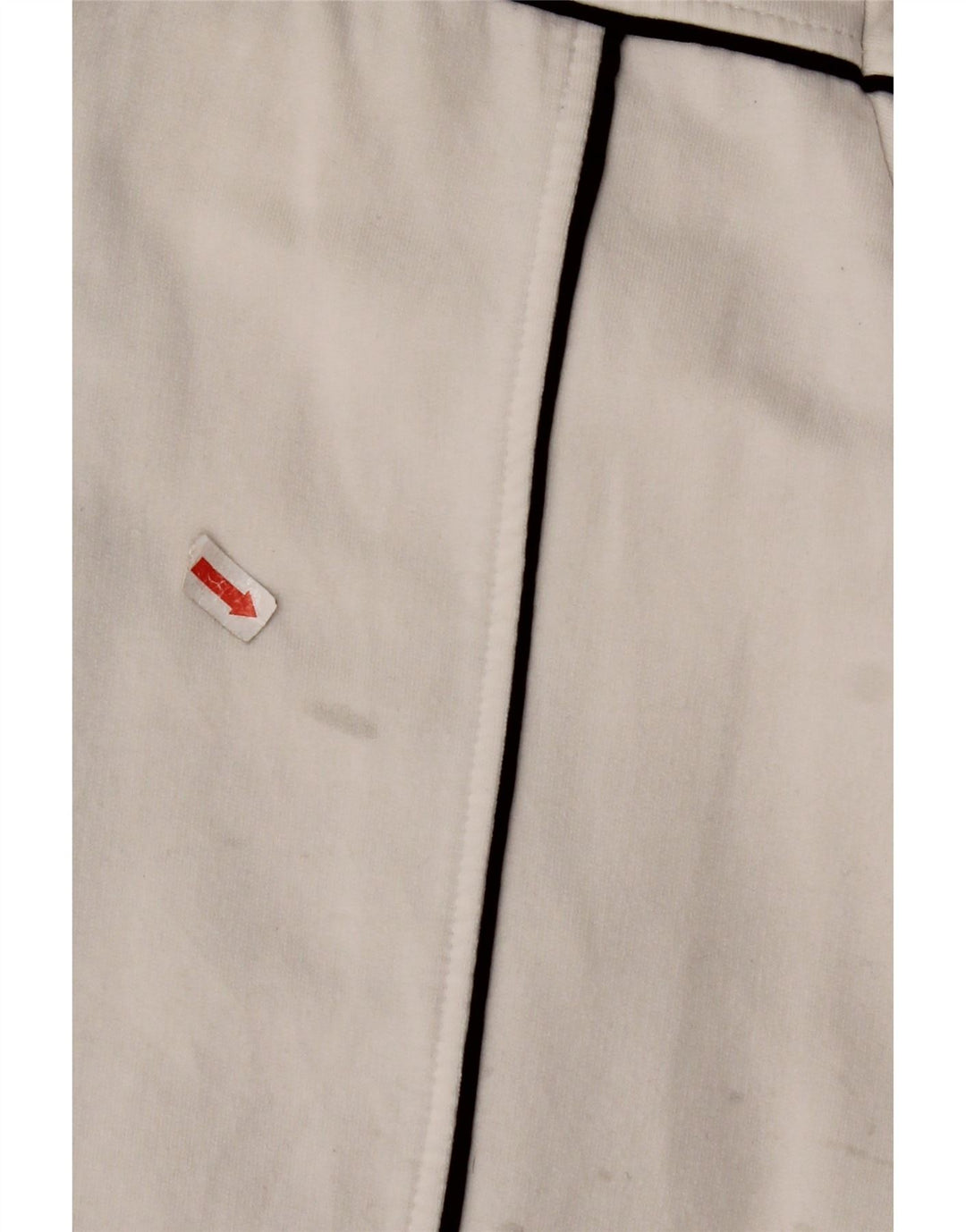 CHAMPION Womens Tracksuit Top Jacket UK 10 Small White Cotton