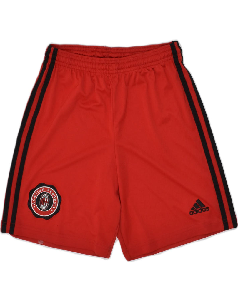 ADIDAS Boys Sport Shorts 11-12 Years Red Polyester | Vintage Adidas | Thrift | Second-Hand Adidas | Used Clothing | Messina Hembry 