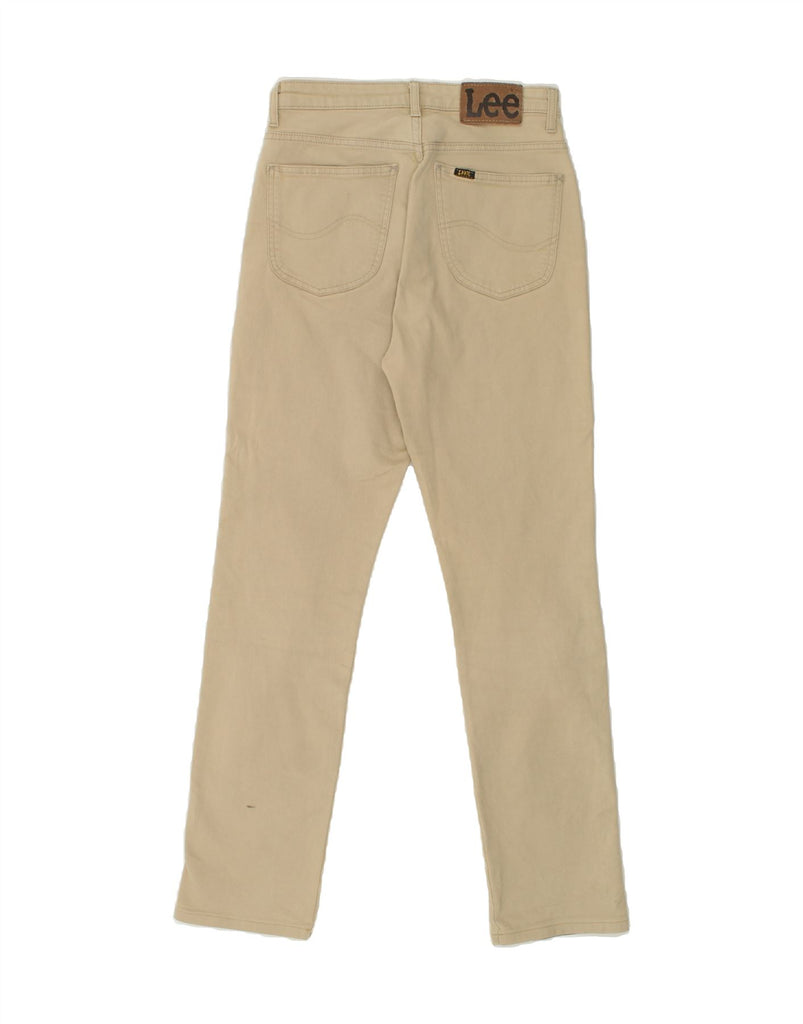 LEE Mens Slim Casual Trousers W31 L30  Beige Cotton | Vintage Lee | Thrift | Second-Hand Lee | Used Clothing | Messina Hembry 