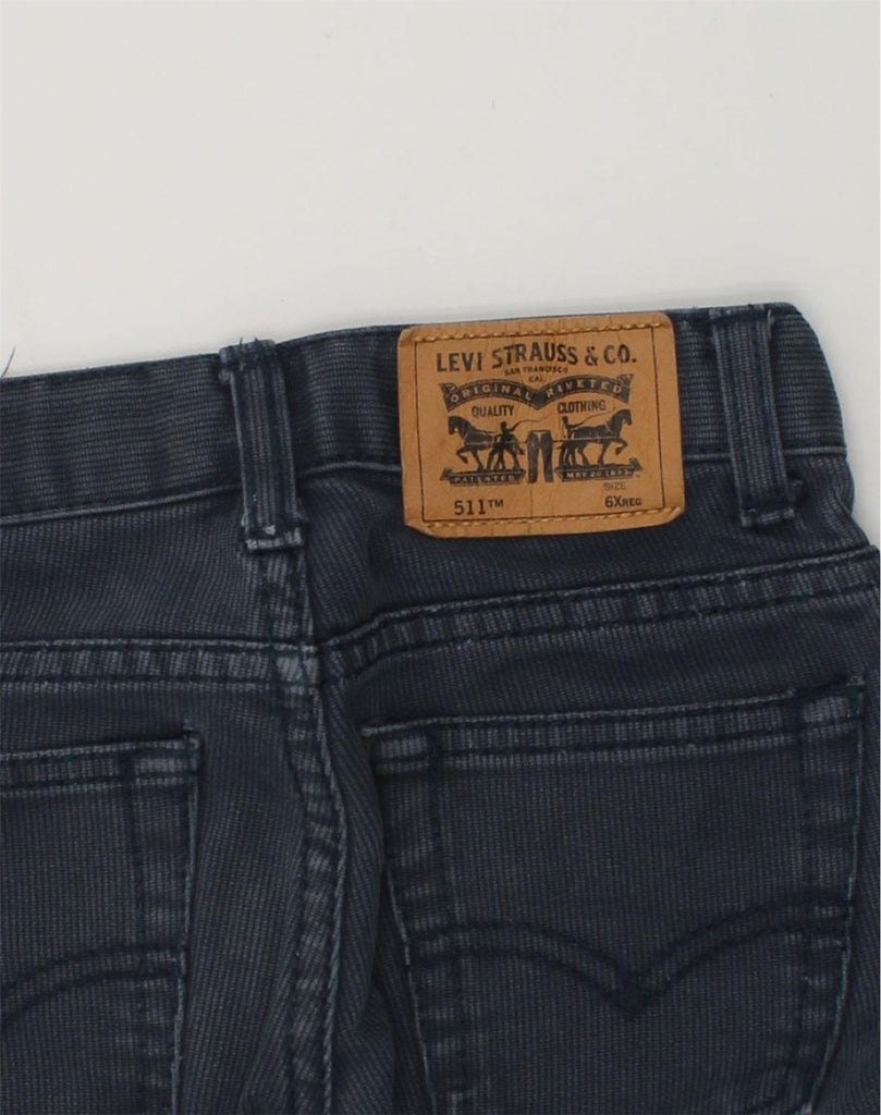 LEVI'S Boys 511 Slim Jeans 5-6 Years W20 L21  Navy Blue Cotton | Vintage Levi's | Thrift | Second-Hand Levi's | Used Clothing | Messina Hembry 