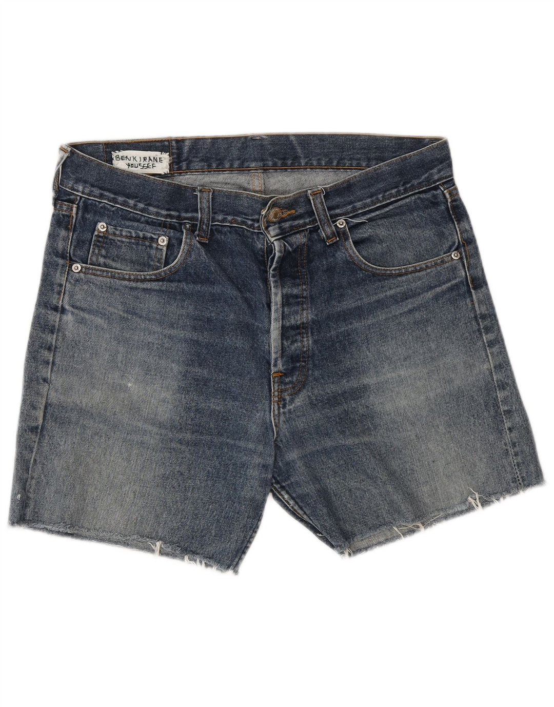 LEVI'S Mens 501 Denim Shorts W34 Large Blue Cotton