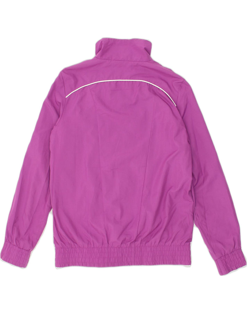 PUMA Womens Tracksuit Top Jacket UK 14 Large  Purple Polyester | Vintage Puma | Thrift | Second-Hand Puma | Used Clothing | Messina Hembry 