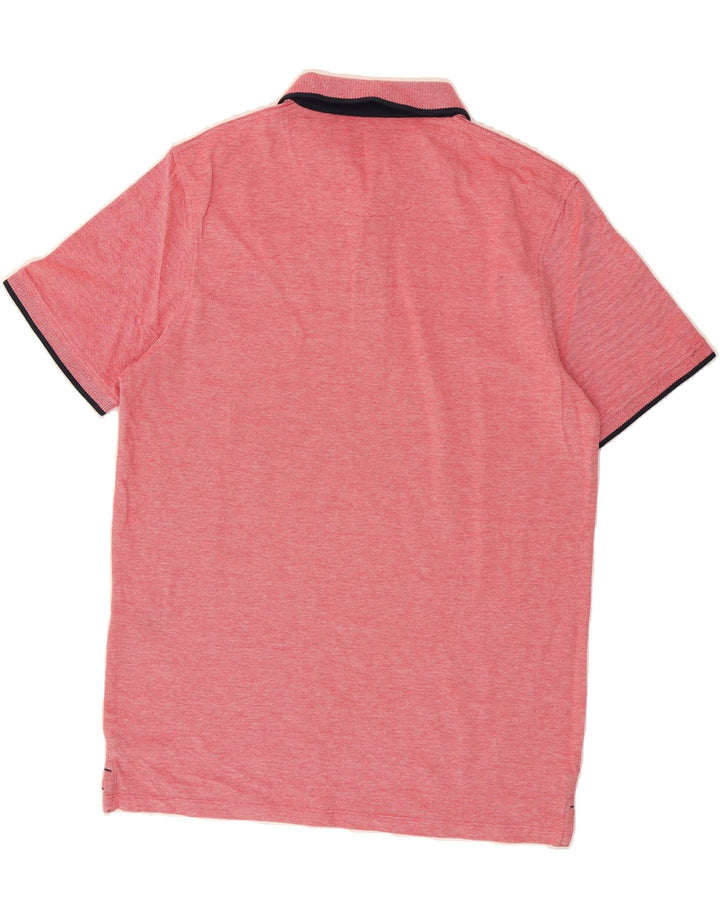 JACK & JONES Mens Polo Shirt XL Pink Cotton Vintage Jack & Jones and Second-Hand Jack & Jones from Messina Hembry 