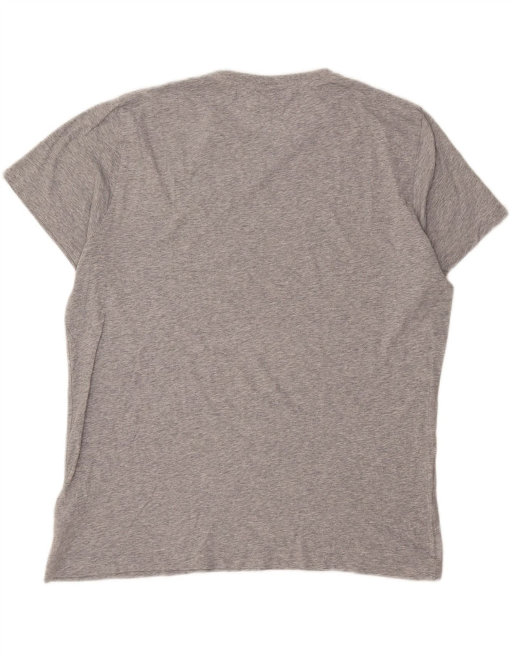 GANT Mens Regular Fit T-Shirt Top XL Grey Cotton