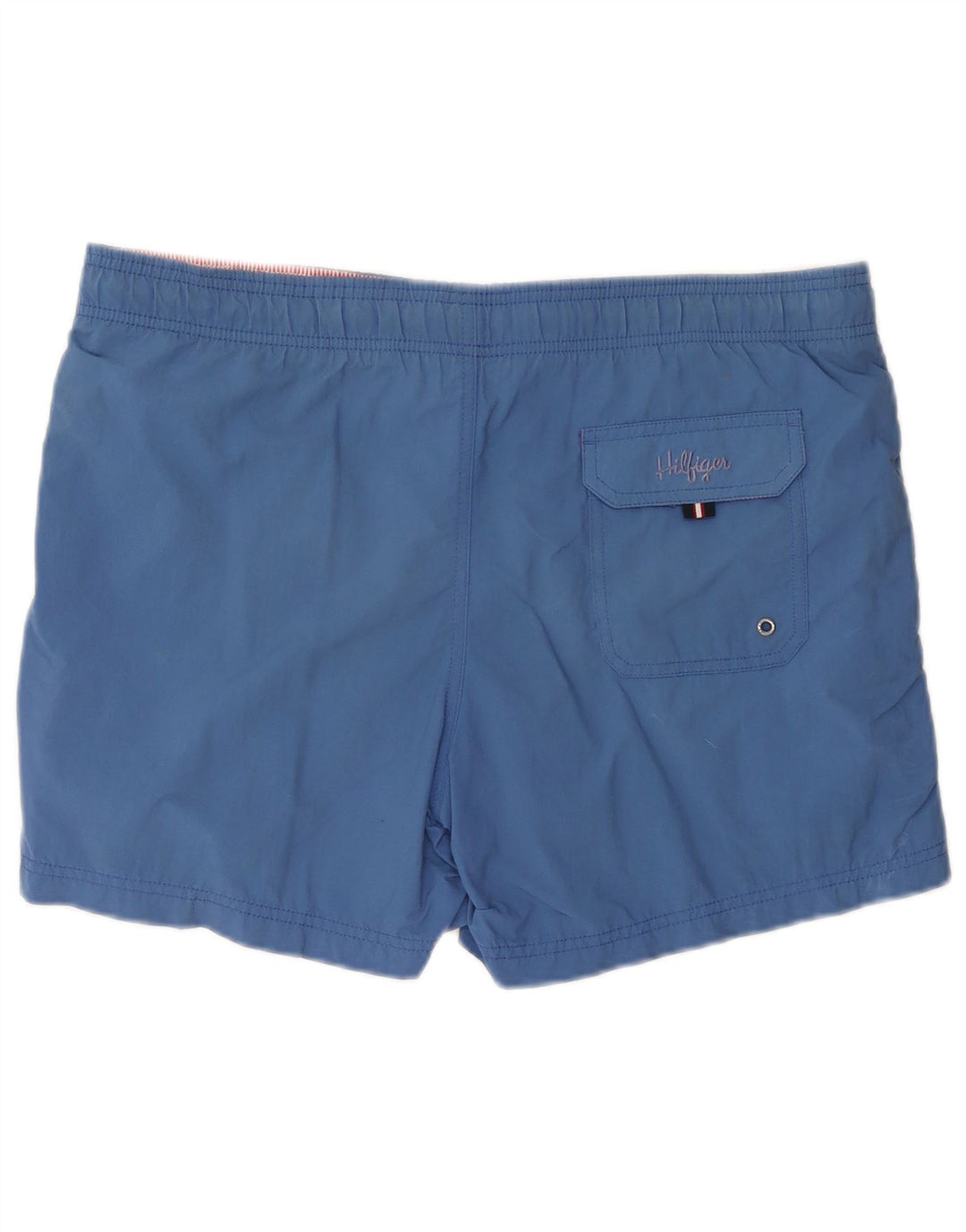 Tommy Hilfiger Mens Swimming Shorts Small Blue Nylon