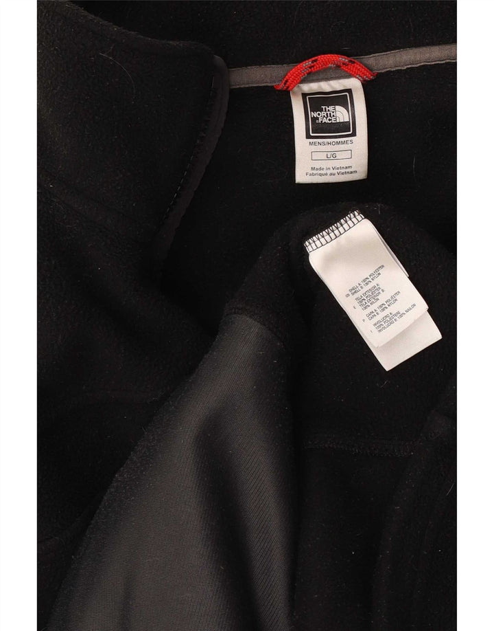 The North Face Mens Liner Fleece Jacket UK 40 Large Black Polyester