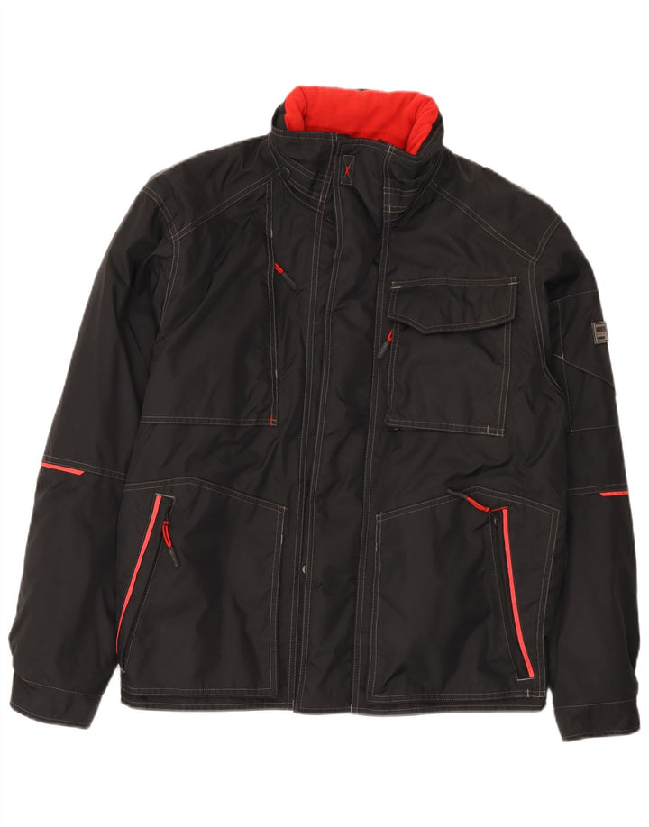 Mascot Frontline Mens Utility Jacket UK 38 Medium Black Nylon