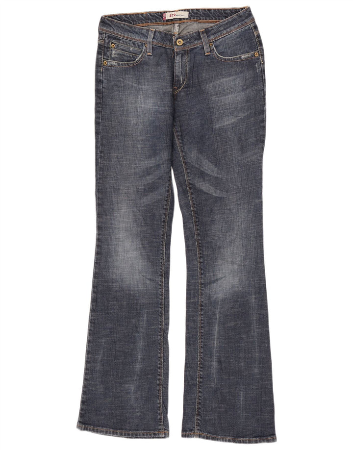 Levi's Womens 572 Low Waist Bootcut Jeans W31 L34 Blue Cotton