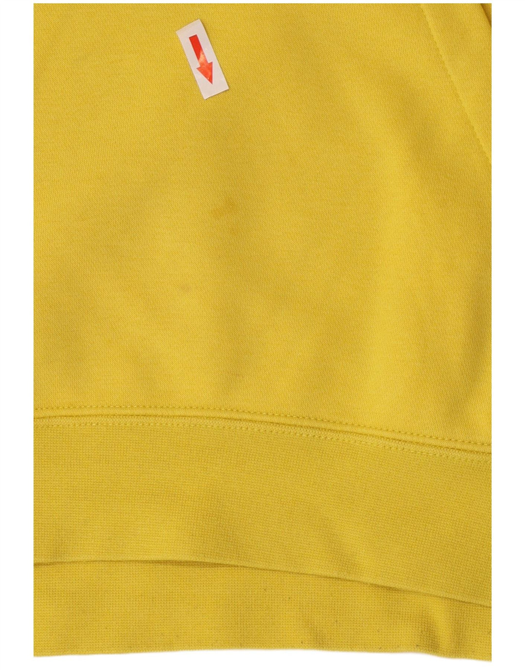 Nike Mens Hoodie Jumper Large Yellow Cotton