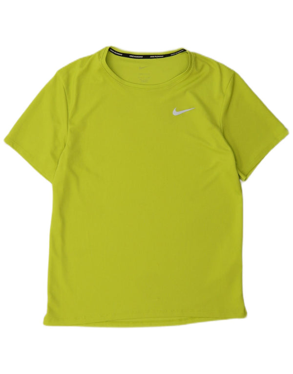 Nike Mens Dri Fit T-Shirt Top Small Green Polyester