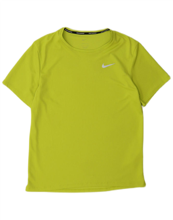 Nike Mens Dri Fit T-Shirt Top Small Green Polyester