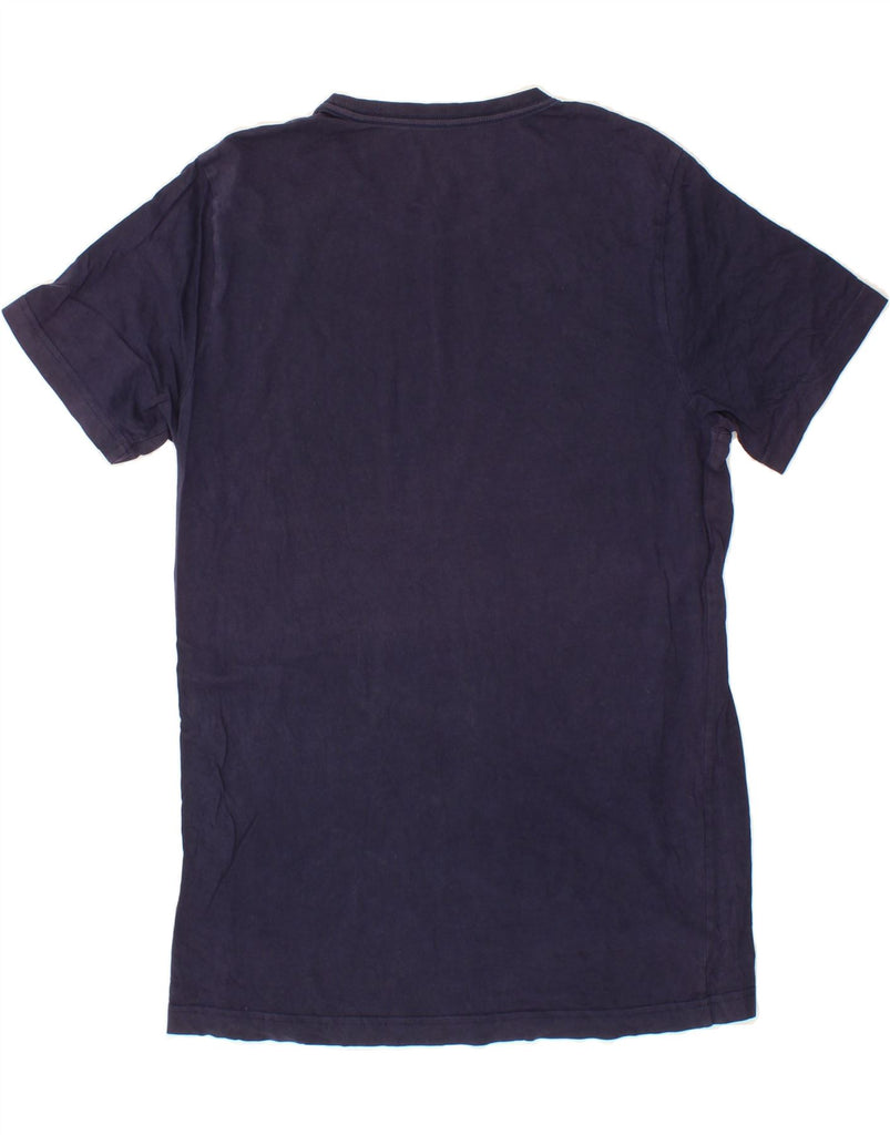 PUMA Mens Graphic T-Shirt Top Large Navy Blue Vintage Puma and Second-Hand Puma from Messina Hembry 