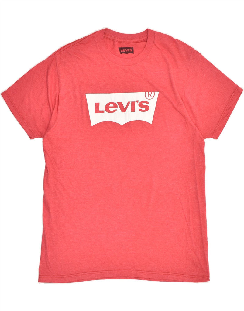 LEVI'S Mens Graphic T-Shirt Top Medium Red Cotton | Vintage Levi's | Thrift | Second-Hand Levi's | Used Clothing | Messina Hembry 