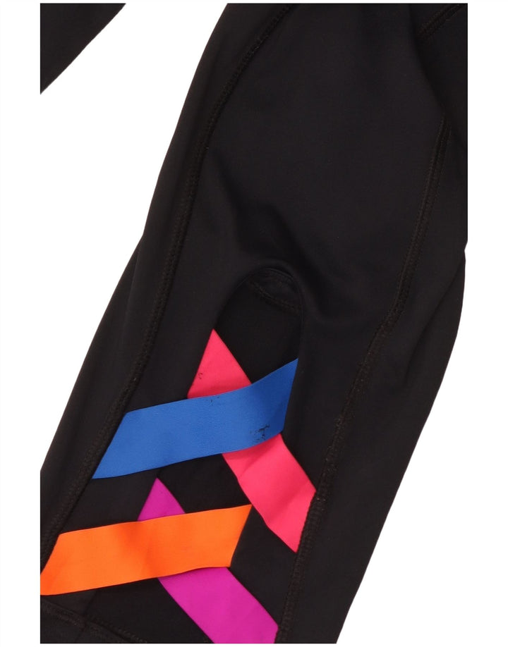 FILA Womens Capri Leggings UK 14 Medium  Black