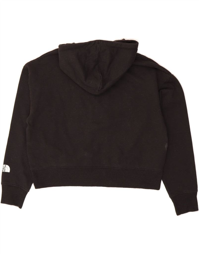 THE NORTH FACE Womens Oversized Graphic Hoodie Jumper UK 14 Medium Black Vintage The North Face and Second-Hand The North Face from Messina Hembry 