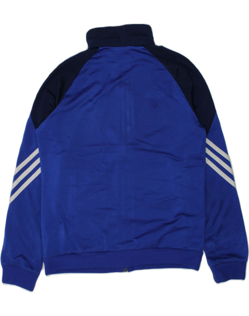 ADIDAS Boys Tracksuit Top Jacket 11-12 Years Large Blue Polyester | Vintage Adidas | Thrift | Second-Hand Adidas | Used Clothing | Messina Hembry 