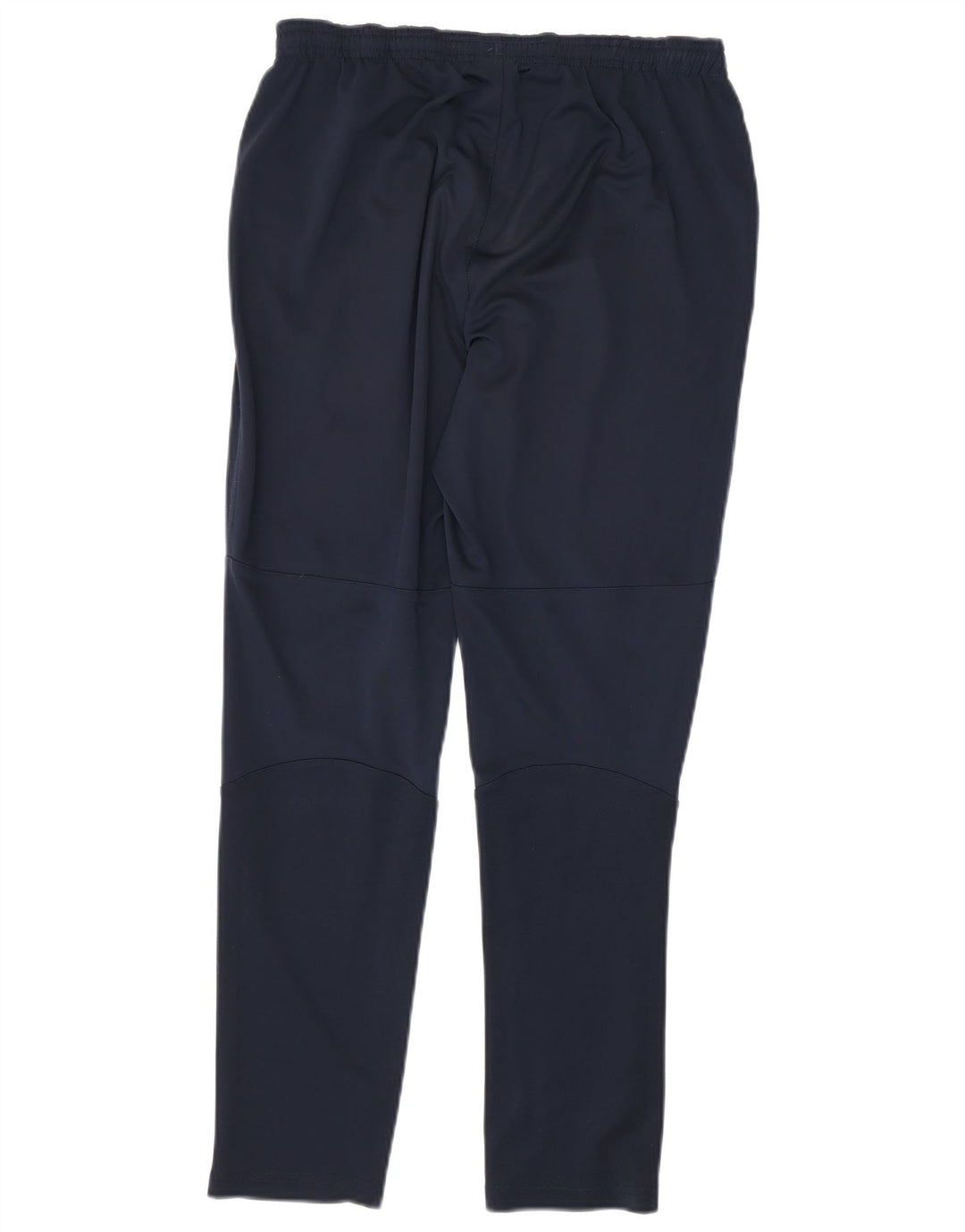 NIKE Mens Dri Fit Tracksuit Trousers Medium  Navy Blue Polyester
